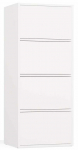 Komoda Alma, balta sp., 119 cm x 50 cm x 40 cm