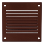 Ventiliacijos grotelės Europlast MR1010B, metalas, 10 mm x 100 mm