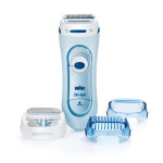 Moteri&scaron;kas skustuvas Braun Silk Epil LS 5160 WD, mėlynas