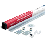 Bėgių komplektas Helaform 10302, stumdomosioms vidaus durims, 120 cm