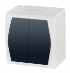 Jungiklis Elektro-Plast Hermes 2, 2 kl., antracito sp./balta sp.