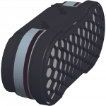 Filtras CleanSpace A2P3, juoda sp.
