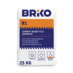 Klijai plytelių Briko B1, 25 kg