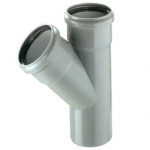 Tri&scaron;akis vidaus kanalizacijai Magnaplast HTplus, 40 mm x 40 mm, 45 &deg;