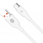 Kabelis Forever USB, USB Type C, 1 m, balta sp.