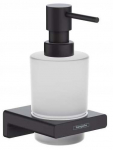 Sieninis skysto muilo dozatorius Hansgrohe AddStoris 41745670, skaidri/balta/juoda, 0.2 l