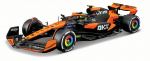 Žaislinis automobilis Bburago F1 McLaren MCL38 18-28511, 1:24, juoda sp./oranžinė sp.