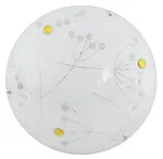 &Scaron;viestuvas lubų Candellux Lighting Floral 13-73259, LED, 1 x 10 W, balta sp. / balta sp., 30 x 30 cm