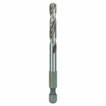 Grąžtas Bosch, metalas/aliuminiui, hss-g, &scaron;e&scaron;iakampis, 6.35 mm x 8 cm
