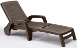 Lauko gultas Bica Miami, ruda sp., 190 cm x 70 cm x 46 cm