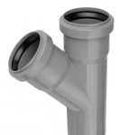 Tri&scaron;akis vidaus kanalizacijai Magnaplast HTplus, 40 mm x 40 mm, 67 &deg;