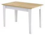 Virtuvinis stalas Kalune Design Kiev 512, ąžuolo sp./balta sp./smėlio sp., 72 cm x 110 cm x 75 cm