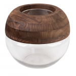 Vaza Grace 1, 23 cm, skaidri sp./ruda sp.