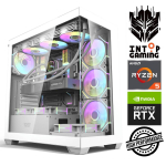 Stacionarus kompiuteris Intop Ryzen 5 7500F, 1 TB, DDR5 16 GB, SSD 1 TB, NVIDIA GeForce RTX 5050 8 GB GDDR6