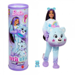 Lėlė su priedais Mattel Barbie Cutie Reveal Care Bears Dream Bright Bear JFV61, 30 cm, violetinė sp.