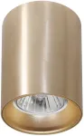 &Scaron;viestuvas lubų Candellux Lighting Tube 2248752, GU10, 1 x 15 W, aukso sp. / aukso sp.
