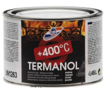 Spec. paskirties dažai, metalo konkstrukcijoms, apsaugant nuo korozijos Rilak Termanol, juoda sp., 0.45 l