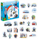 Magnetukai Alexander Police, įvairių spalvų, 22 vnt.