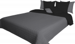 Lovatiesė NMA-016, juoda sp./grafito sp., 220 cm x 240 cm