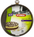 Torto ir kekso kepimo forma Pyrex Asimetria, juoda sp., 26 cm x 26 cm