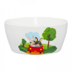 Dubenėlis Ambition Junior Betty And Bunny, 400 ml, 6+ mėn., 12.2 cm, porcelianas, balta/raudona/žalia