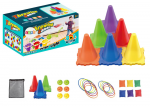 Sporto žaidimų rinkinys Lean Toys Throwing 3in1, 15 cm x 15 cm, įvairių spalvų