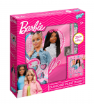 Kūrybinis deimantinės mozaikos rinkinys, dienora&scaron;tis Totum Barbie 501218, rožinė sp.