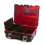 Įrankių dėžė Keter 17198036, 48 cm x 38 cm x 17.8 cm, juoda sp./raudona sp.