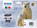 Ra&scaron;alinio spausdintuvo kasetė Epson No.26XL, įvairių spalvų