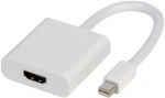 Adapteris Vivanco Mini DisplayPort to HDMI Mini DisplayPort, HDMI, 0.1 m, balta