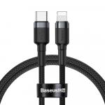Laidas Baseus CATLKLF-G1, Apple Lightning/USB-C, 100 cm, juoda sp., 18 W