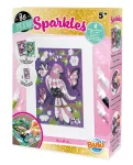 Dekoravimo rinkinys Buki France Sparkles Butterfly, įvairių spalvų