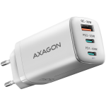 Adapteris Axagon ACU-DPQ65W, USB/2 x USB Type C, balta sp., 65 W