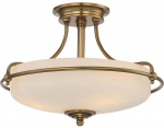 &Scaron;viestuvas lubų Elstead Lighting Griffin QZ-GRIFFIN-SFS-WS, E27, 3 x 60 W, balta sp.
