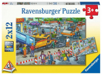 Dėlionė 2in1 Ravensburger Road Construction Site, 18 cm x 26 cm, 24 vnt., įvairių spalvų