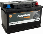 Akumuliatorius Champion Power, 12 V, 70 Ah, 760 A