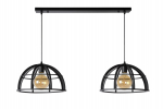 &Scaron;viestuvas kabinamas Lucide Dikra 76464/02/30, E27, 2 x 60 W, juoda sp.