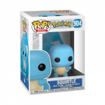 Žaislinė figūrėlė Funko POP! Games Pokemon Squirtle 504, 9 cm, mėlyna sp.