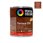 Terasų aliejus Pentacolor Terrace Oil, tamsiai ruda sp., 4.5 l