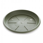 Lėk&scaron;telė vazonui Plasticotto Siena, žalia, 20 cm