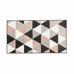 Kilimas Domoletti Loto 523_HR5 X, įvairių spalvų/juoda sp./rožinė sp., 120 cm x 67 cm