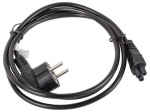 Laidas Lanberg IEC320 C5 / Schuko IEC320 C5, Schuko, 1.8 m, juoda sp.