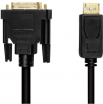 Laidas Logilink DisplayPort to DVI Displayport, DVI, 5 m, juoda sp.
