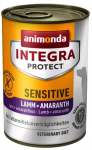 &Scaron;lapias &scaron;unų maistas Animonda Integra Protect Sensitive Lamb + Amaranth, ėriena, 0.4 kg