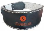 Sunkiosios atletikos diržas Sveltus 9403, juoda sp., 95-125 cm