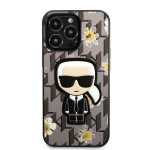 Telefono dėklas Karl Lagerfeld Monogram Ikonik, Apple iPhone 13 Pro, pilka sp.