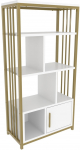 Pastatoma lentyna Kalune Design Valero 875ZNA4568, aukso sp./balta sp., 120 cm x 60 cm x 29.6 cm