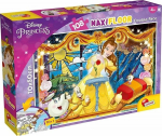 Dėlionė Lisciani Maxi Floor Disney Princess Double-Face 304-91775, 70 cm x 50 cm, 108 vnt., įvairių spalvų