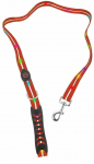 &Scaron;uns pavadėlis Doggy Village Signal Leash MT7120, raudona sp., 1.2 m x 25 mm