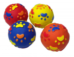 Žaislas &scaron;uniui, kamuoliukas Nobby Ball, 7.5 cm, &Oslash; 7.5 cm, įvairių spalvų